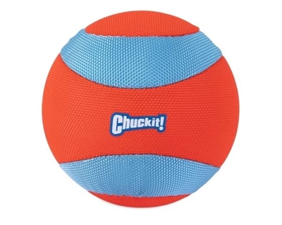 CHUCKIT\u0020AMPHIBIOUS\u0020MEGA\u0020BALL\u0020ORANJE\u0020\u002F\u0020BLAUW\u002015X12,5X21\u0020CM