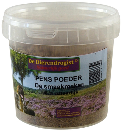 DIERENDROGIST\u0020GEMALEN\u0020PENSPOEDER\u0020400\u0020GR