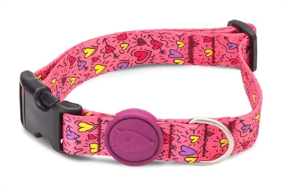 MORSO\u0020HALSBAND\u0020HOND\u0020GERECYCLED\u0020PINK\u0020THINK\u0020ROZE\u002043\u002D70X2,5\u0020CM