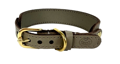 SAZZZ\u0020HALSBAND\u0020HOND\u0020SWEETIE\u0020CLASSIC\u0020LEER\u0020TAUPE\u002001\u002D22\u002D28X2,5\u0020CM
