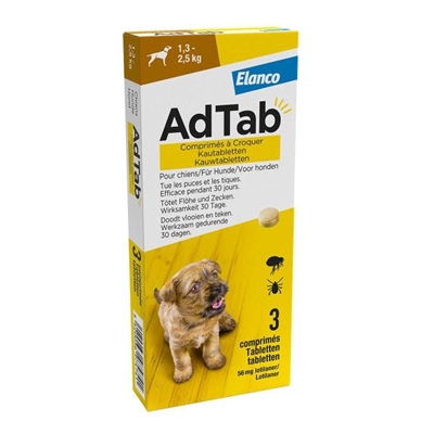 ADTAB\u0020KAUWTABLET\u0020HOND\u00201,3\u002D2,5\u0020KG\u00203\u0020TBL