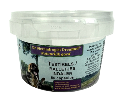 DIERENDROGIST\u0020TESTIKELS\u0020INDALEN\u0020CAPSULES\u002060\u0020ST