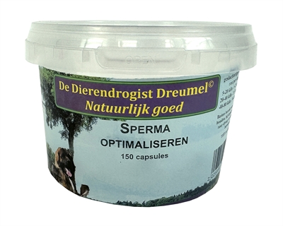 DIERENDROGIST\u0020SPERMA\u0020OPTIMALISEREN\u0020CAPSULES\u0020150\u0020ST