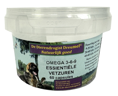 DIERENDROGIST\u0020OMEGA\u00203\u002D6\u002D9\u0020VETZUREN\u0020CAPSULES\u002060\u0020ST