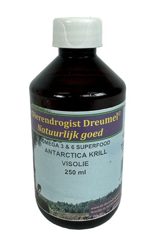 DIERENDROGIST\u0020KRILL\u0020\u002F\u0020VISOLIE\u0020250\u0020ML