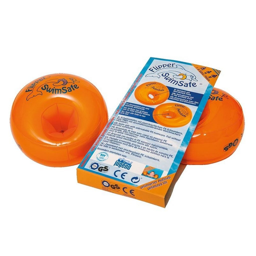 SwimSafe\u0020Zwemmouwtjes\u0020Flipper\u0020Oranje\u00202\u0020Stuks