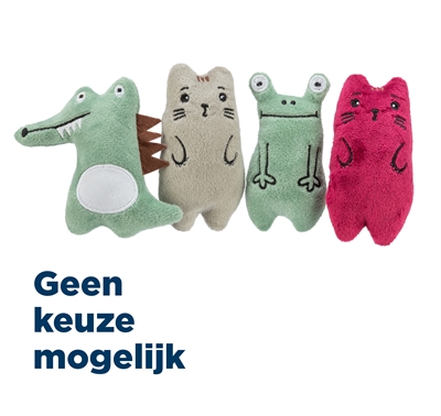 TRIXIE\u0020DIEREN\u0020PLUCHE\u0020MET\u0020CATNIP\u0020ASSORTI\u002011\u0020CM