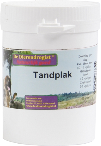 DIERENDROGIST\u0020TANDPLAK\u002050\u0020GR