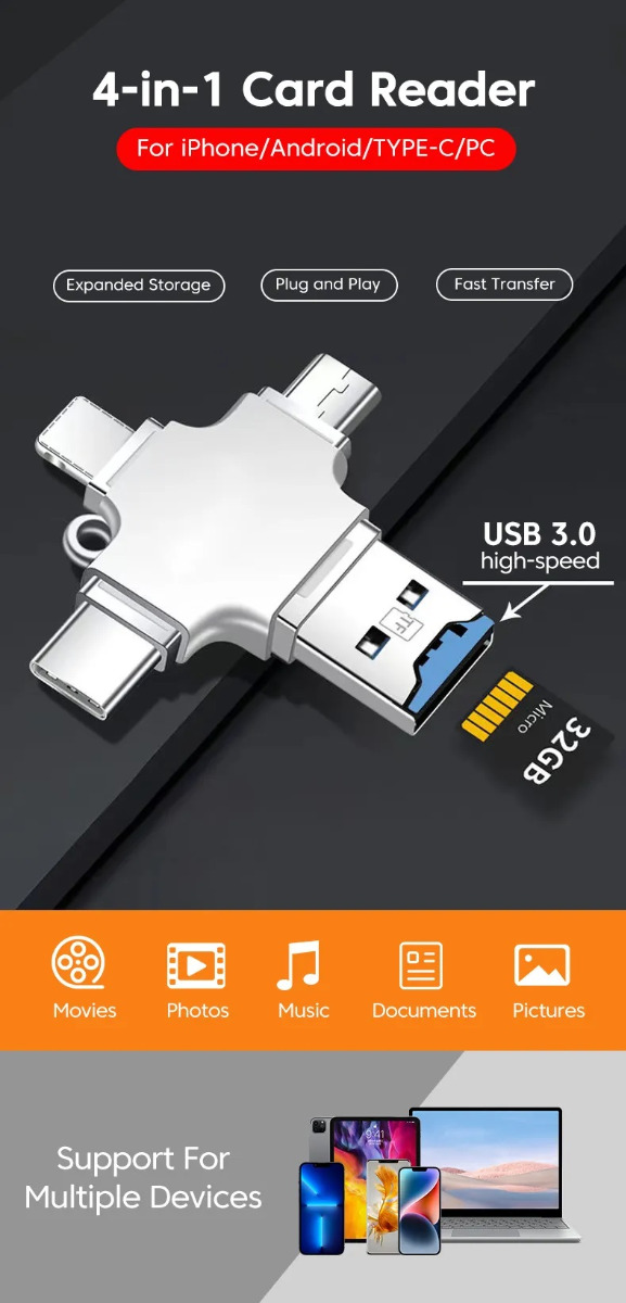 4\u0020In\u00201\u0020Kaartlezer\u0020\u002D\u0020Usb\u00203.0\u0020Naar\u0020Type\u0020C\u0020Adapter\u0020\u002D\u0020Usb\u0020Naar\u0020Ios\u0020\u002D\u0020Micro\u0020Tf\u0020Kaart\u0020\u002D\u0020Converter\u0020voor\u0020Pc\u0020Iphone\u0020Samsung\u002D\u0020Grijs