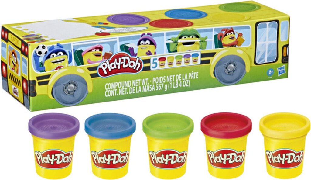 Play\u002DDoh\u0020Back\u0020to\u0020School\u00205\u0020pack\u0020Boetseerklei