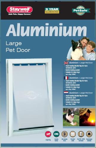 PETSAFE\u0020HONDENLUIK\u0020TOT\u002045\u0020KG\u0020ALUMINIUM\u0020WIT\u0020640