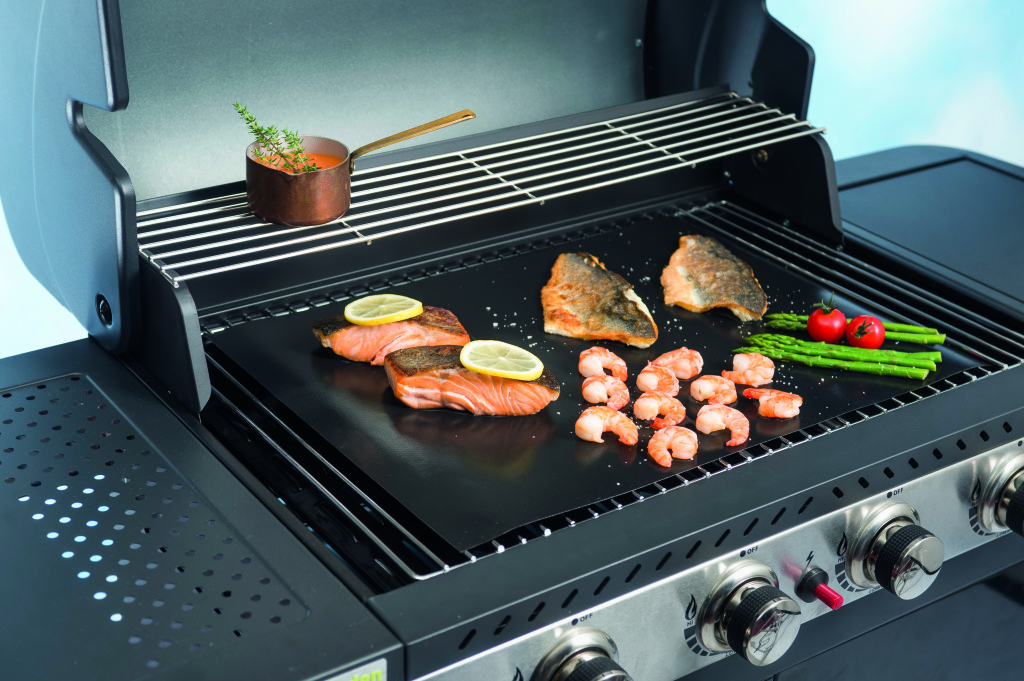 Nostik\u0020Barbecue\u0020Grillfolie\u002040x50cm\u0020Antikleef\u0020Zwart