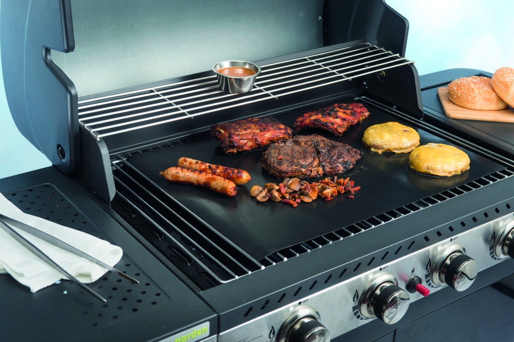 Nostik\u0020Barbecue\u0020Grillfolie\u002040x50cm\u0020Antikleef\u0020Zwart