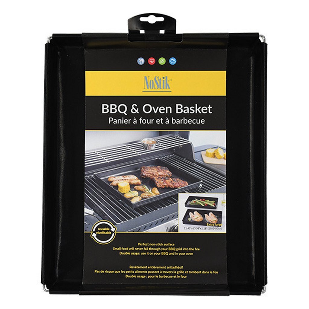 Nostik\u0020Barbecue\u0020en\u0020Ovenschaal\u002028x35x4\u0020cm\u0020Zwart