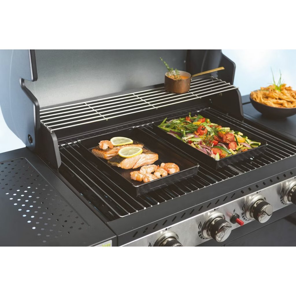 Nostik\u0020Barbecue\u0020en\u0020Ovenschaal\u002028x35x4\u0020cm\u0020Zwart