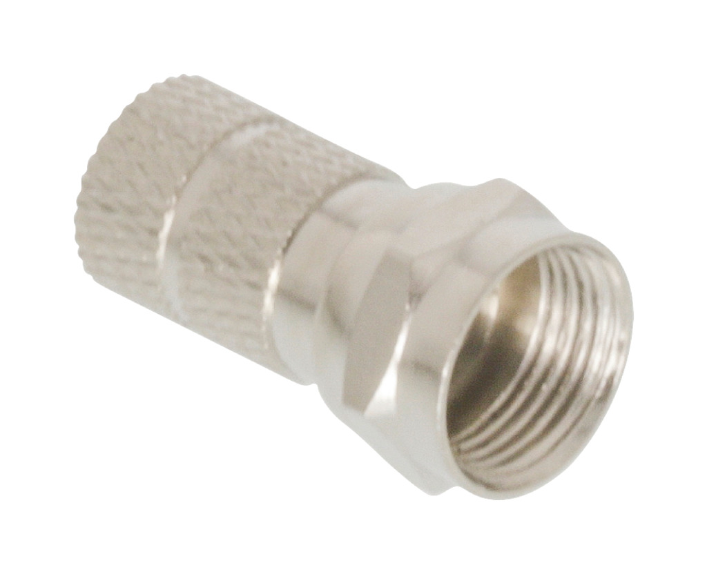 Valueline\u0020FC\u002D001PROF\u0020F\u002Dconnector\u0020Male\u0020Metaal\u0020Zilver