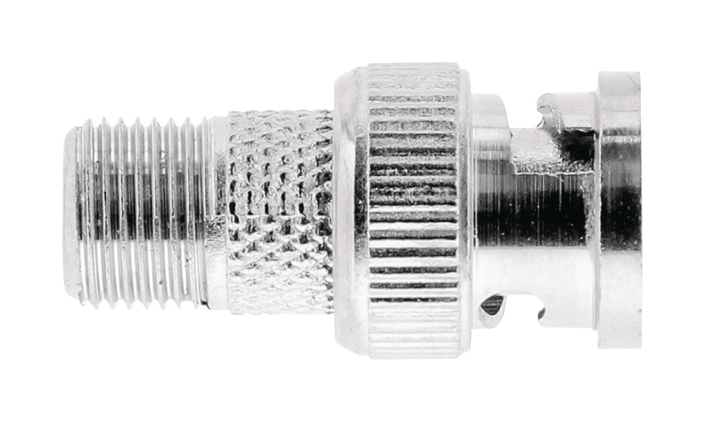 Valueline\u0020VLSP41965M\u0020Antenne\u0020Adapter\u0020Bnc\u0020Male\u0020\u002D\u0020F\u002Dconnector\u0020Female\u0020Zilver