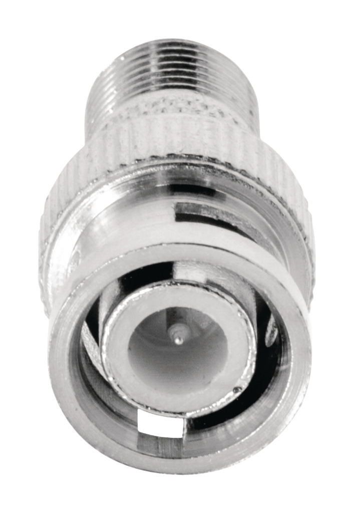 Valueline\u0020VLSP41965M\u0020Antenne\u0020Adapter\u0020Bnc\u0020Male\u0020\u002D\u0020F\u002Dconnector\u0020Female\u0020Zilver