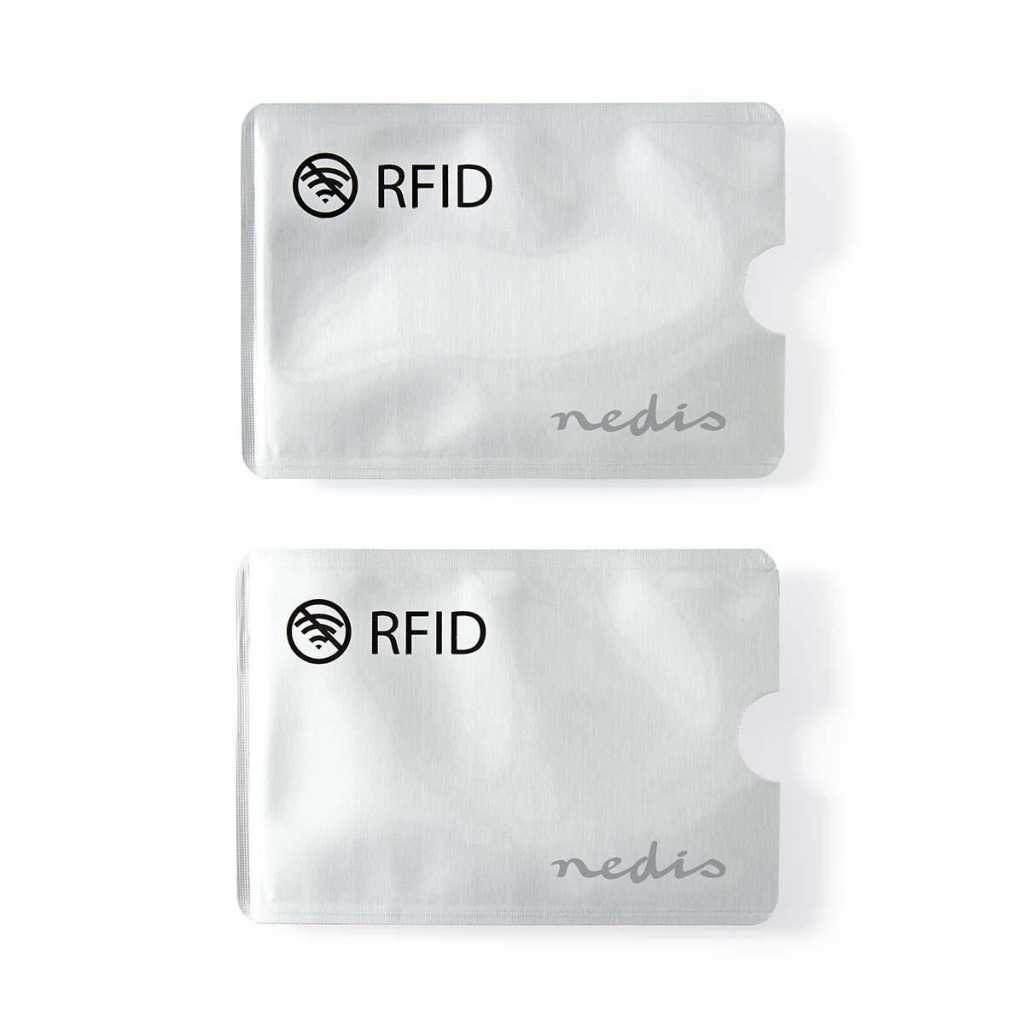 Nedis\u0020PRIVRF10AL\u0020Rfid\u0020Cardprotector\u00202\u002Dpack