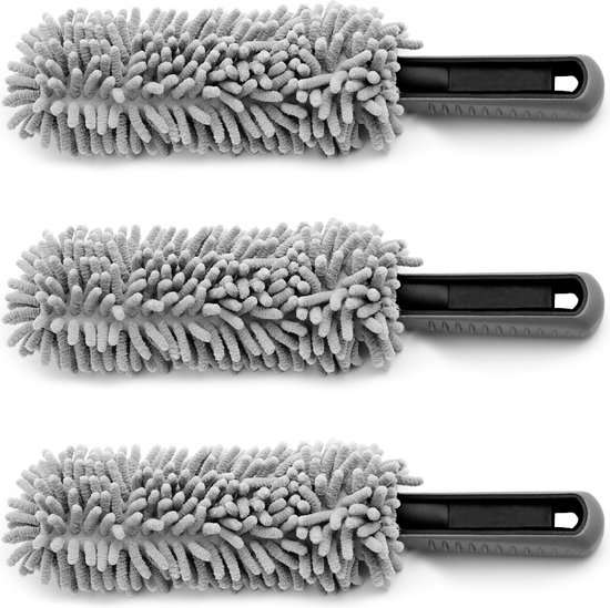 Monzana\u00203x\u0020Microvezel\u0020Velgenborstels\u0020met\u0020Zachte\u0020Borstelharen\u0020Velgenreiniger