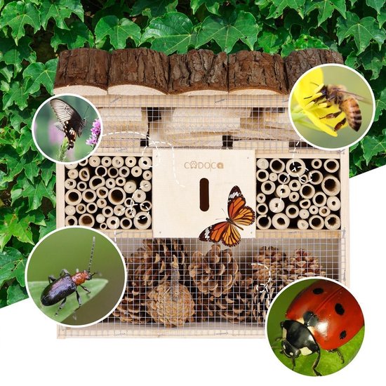 Insectenhotel\u0020nestkastje\u002030,5x9,5x31cm