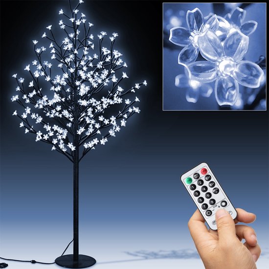 Kerst\u0020bloesemboom\u0020220cm\u0020met\u0020220\u0020LED\u0027s\u0020blauwe\u0020verlichting\u0020voor\u0020binnen\u0020en\u0020buiten