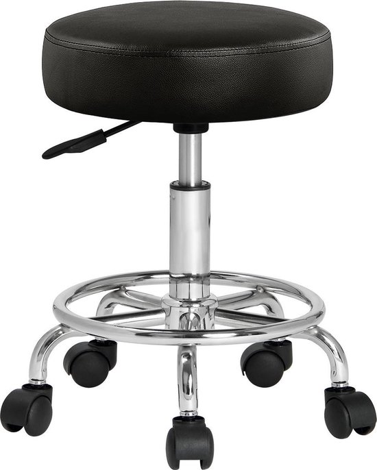 Casaria\u0020\u002D\u0020Hoogte\u0020Verstelbaar\u0020Rolkruk\u002051\u002D\u002065cm\u0020Zithoogte\u0020Zwart Casaria\u0020\u002D\u0020Hoogte\u0020Verstelbaar\u0020Rolkruk\u002051\u002D\u002065cm\u0020Zithoogte\u0020Zwart