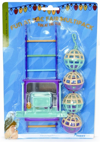 HAPPY\u0020PET\u0020BIRD\u0020TOY\u0020MP\u0020BAL\u002FLADDER\u002FPERCH\u002022X10X4\u0020CM