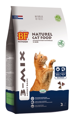 BIOFOOD\u0020KATTENVOEDING\u0020KAT\u00203\u002DMIX\u00202\u0020KG