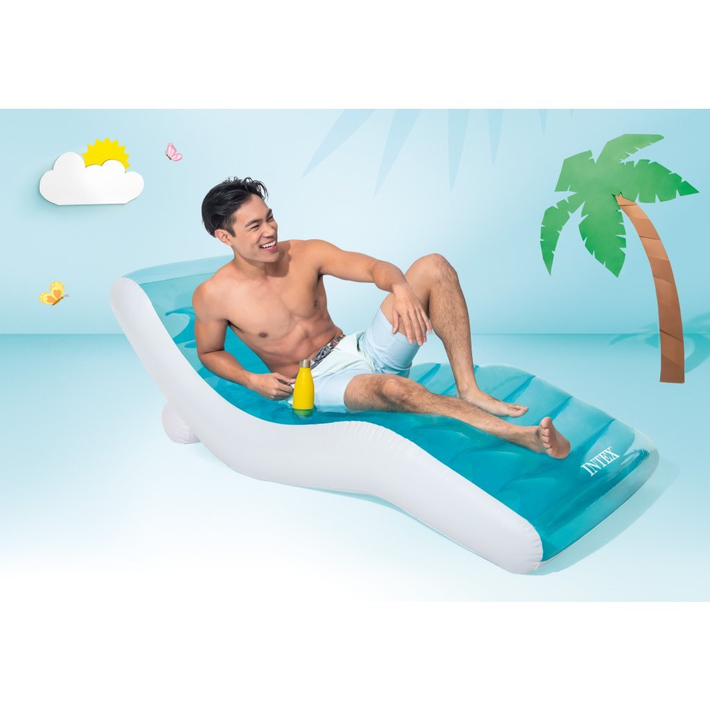 Intex\u002056874EU\u0020Wet\u0020Set\u0020Collection\u0020Luchtmat\u0020191x99\u0020cm\u0020Blauw\u002FWit