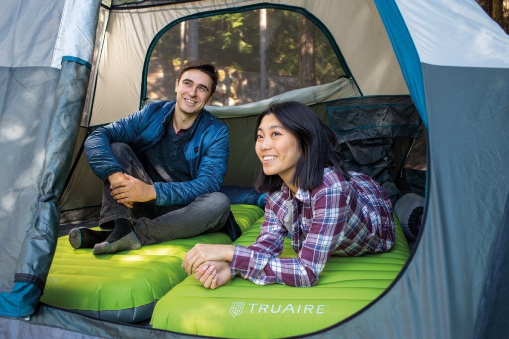 Intex\u002064097NP\u0020TruAire\u0020Twin\u0020Dura\u002DBeam\u0020Camping\u0020Mattress\u0020met\u0020Quickfill\u0020USB150\u0020luchtpomp\u0020191x76x17cm