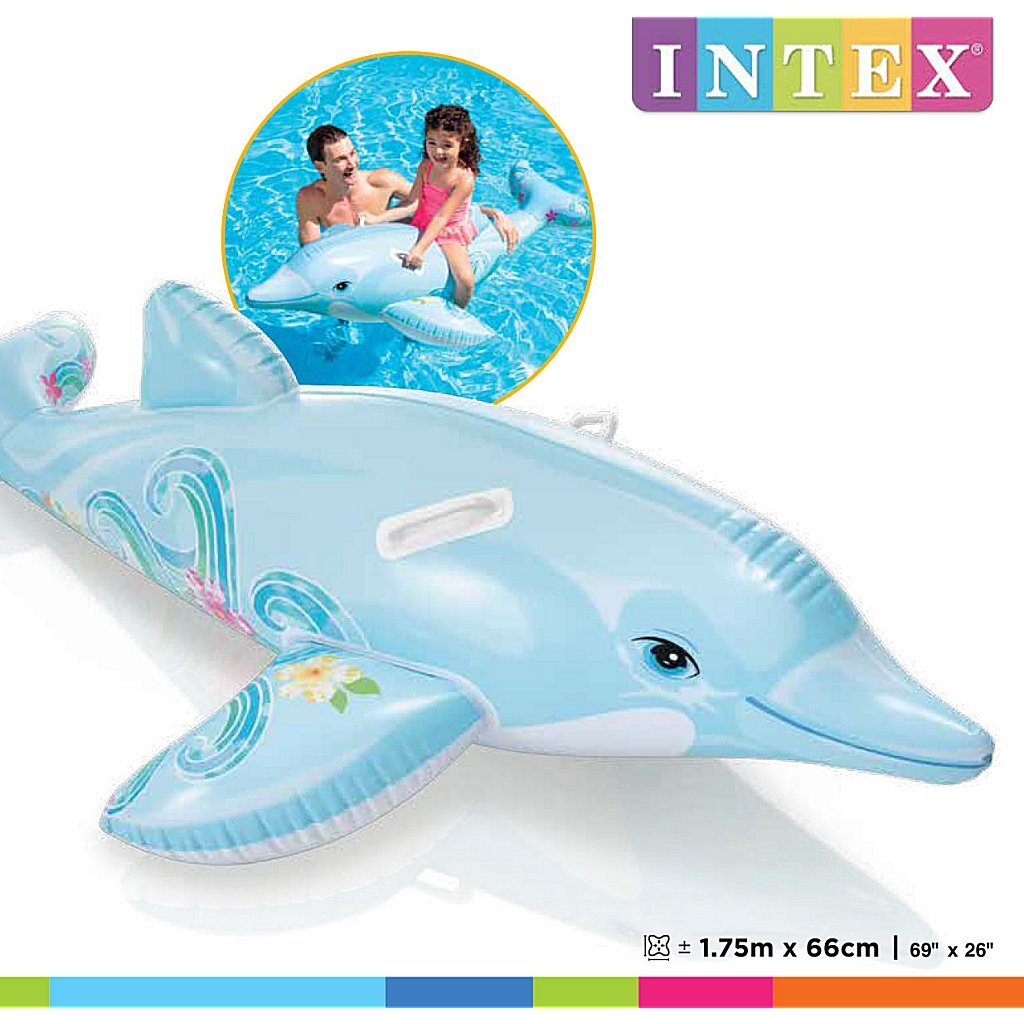 Intex\u002058535NP\u0020Ride\u002Don\u0020Dolfijn\u0020175x66\u0020cm