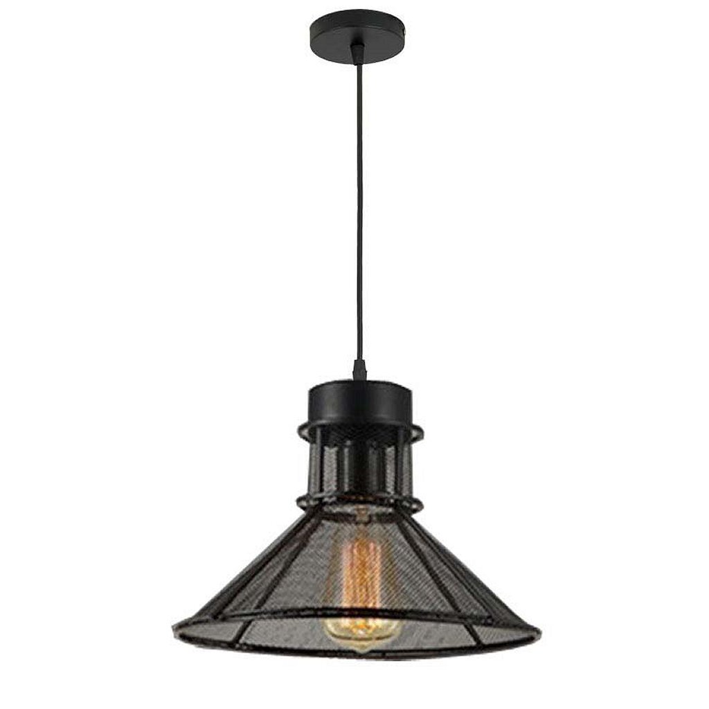 Homestyle\u0020Pro\u0020MK110\u002DBB\u0020Industri\u00EBle\u0020Hanglamp\u002028x18\u0020cm\u0020Zwart\u002FMetaal