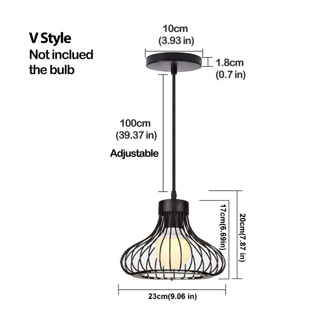 Homestyle\u0020Pro\u0020MK013\u002DB\u0020Industri\u00EBle\u0020Hanglamp\u002023x20\u0020cm\u0020Zwart\u002FMetaal