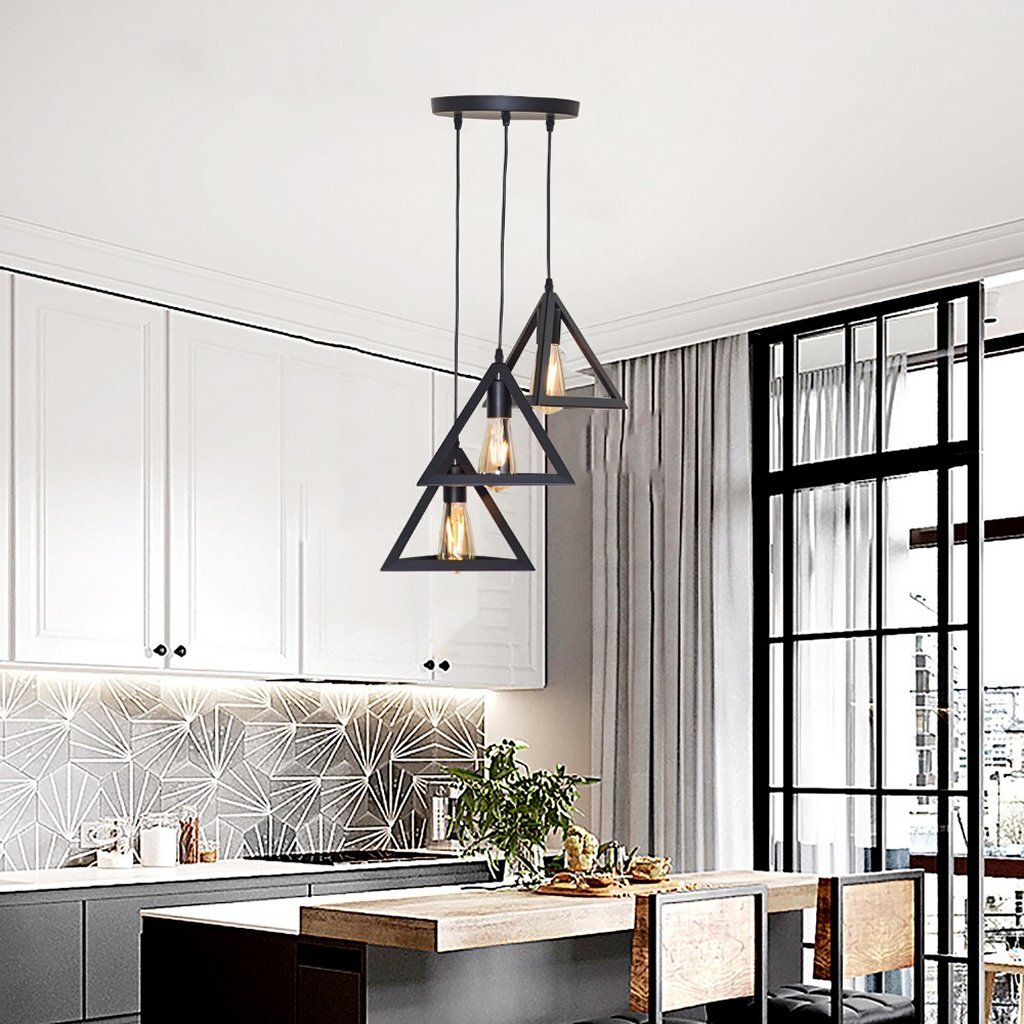 Homestyle\u0020Pro\u0020MK022\u002DB\u0020Industri\u00EBle\u0020Pyramide\u0020Hanglampen\u0020Zwart\u002FMetaal