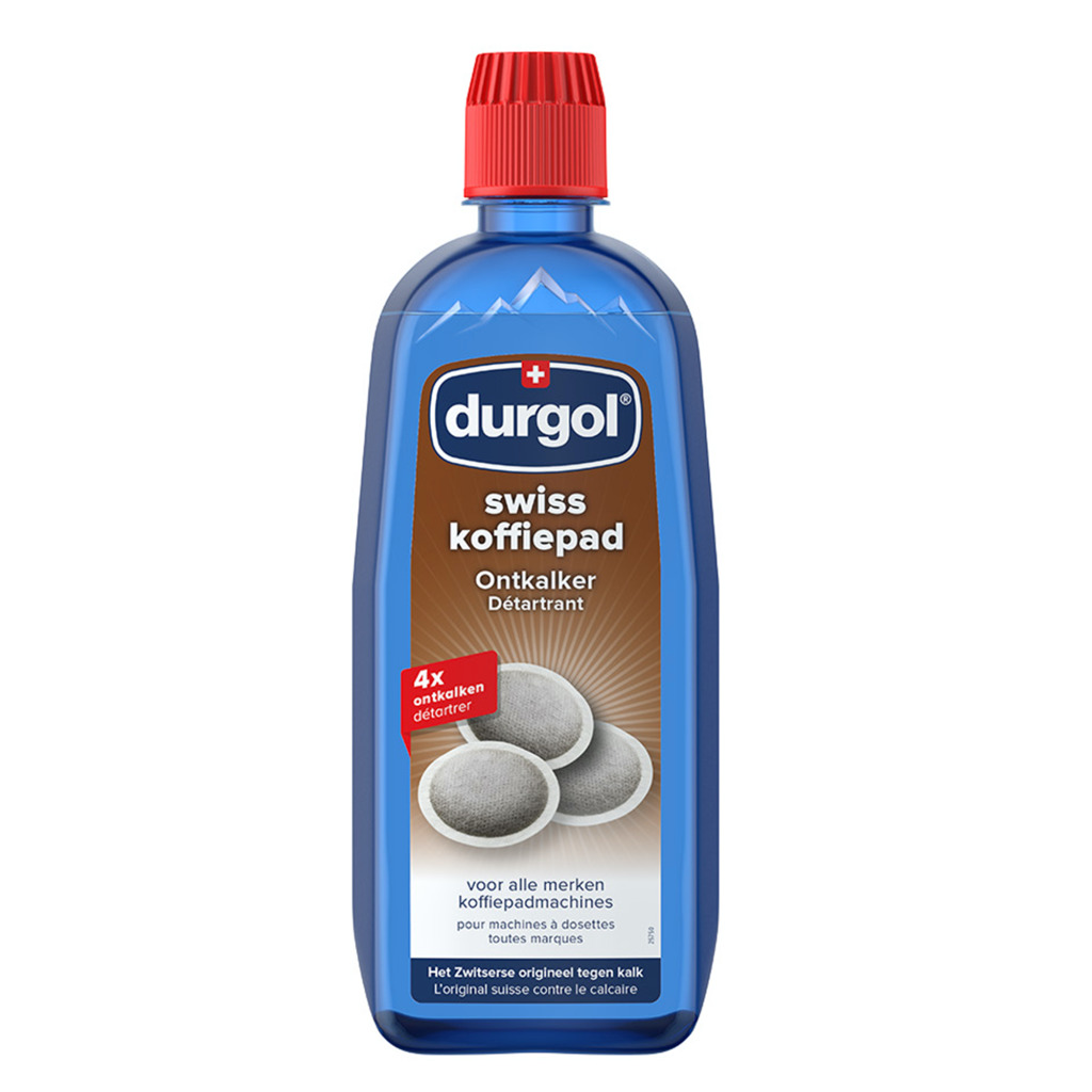 Durgol\u0020Swiss\u0020Ontkalker\u0020voor\u0020Koffiepadmachine\u0020500\u0020ml