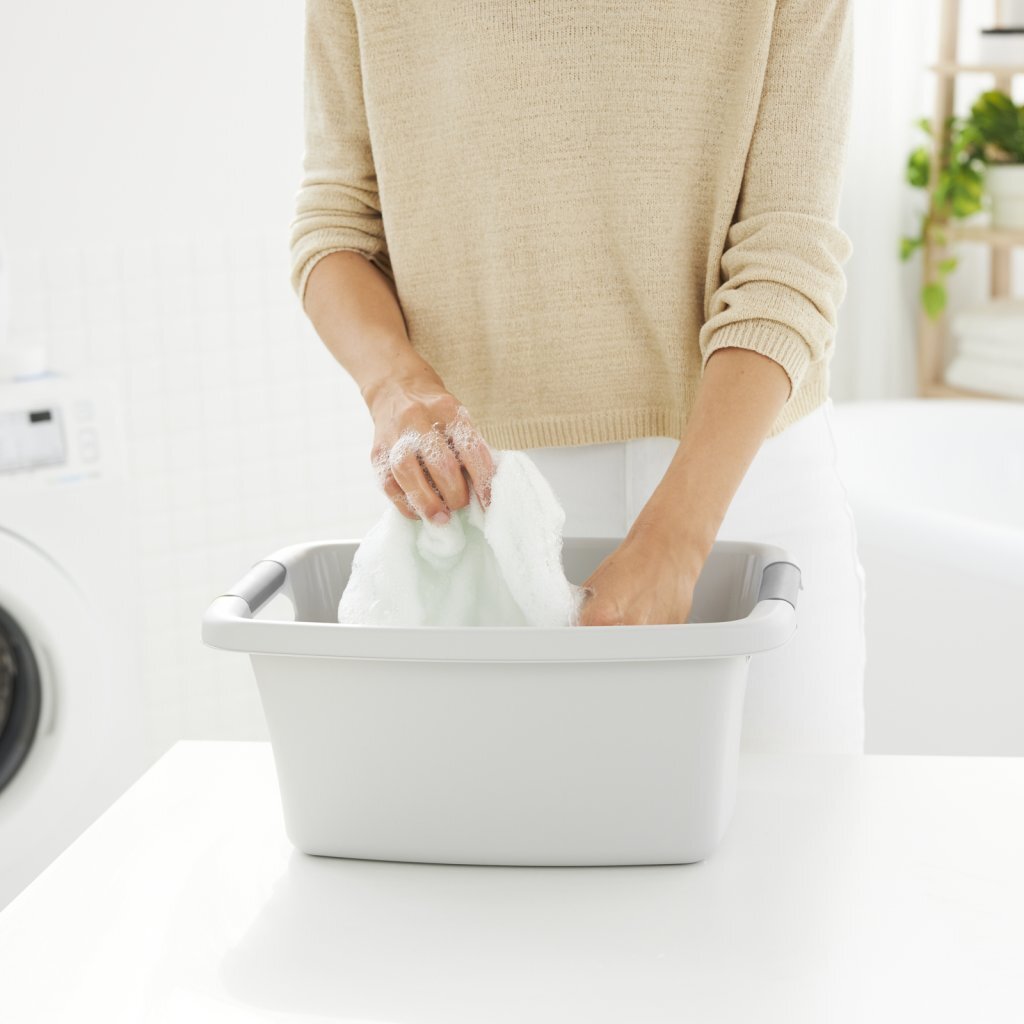 Rotho\u0020Flowers\u0020Wasmand\u002012L\u0020Cool\u0020Grijs