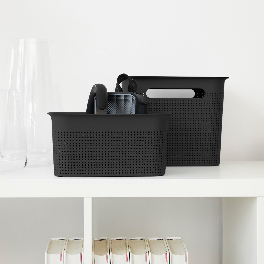 Rotho\u0020BRISEN\u0020Opbergmand\u002026.2x18x13\u0020cm\u00204.5L\u0020Antraciet