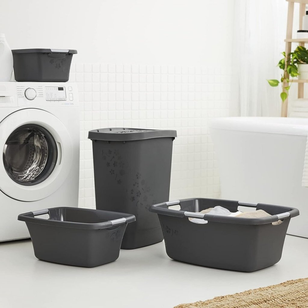 Rotho\u0020Flowers\u0020Wasmand\u002012L\u0020Antraciet
