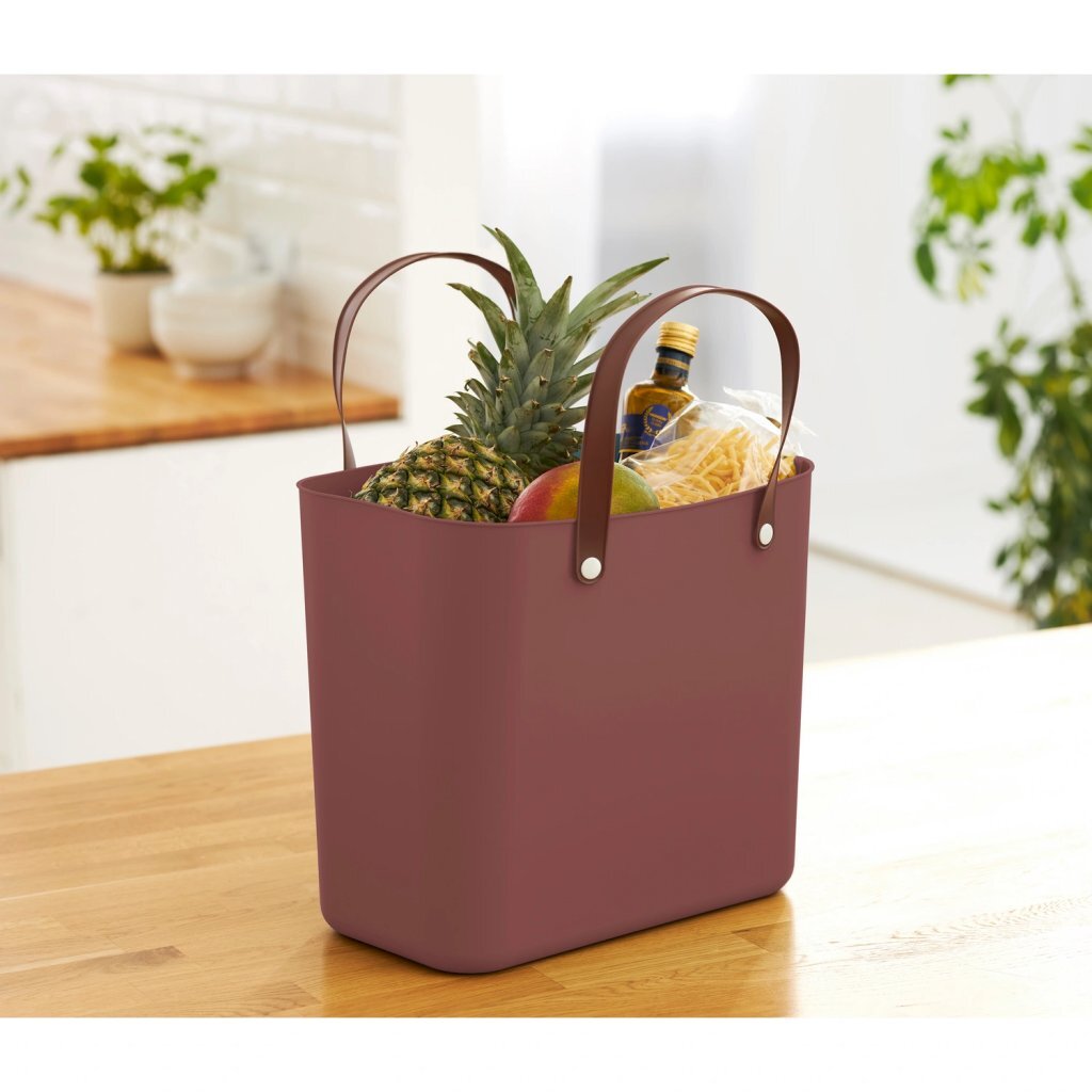 Rotho\u0020ALBULA\u0020Multi\u0020Bag\u002023.5x34x40\u0020cm\u002025L\u0020Donkerrood