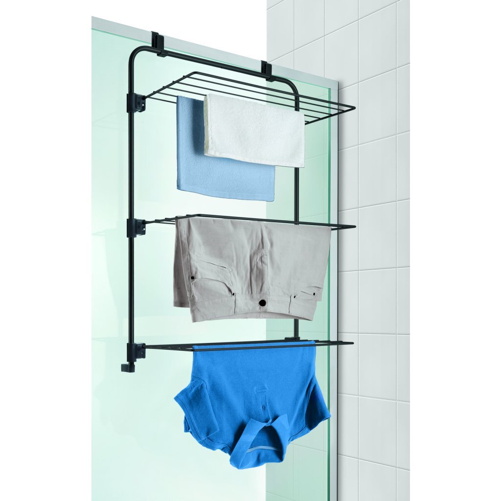 Metaltex\u0020Gale\u0020Droogrek\u002011\u0020m\u0020Drooglijn\u002057x31x98\u0020cm\u0020Zwart