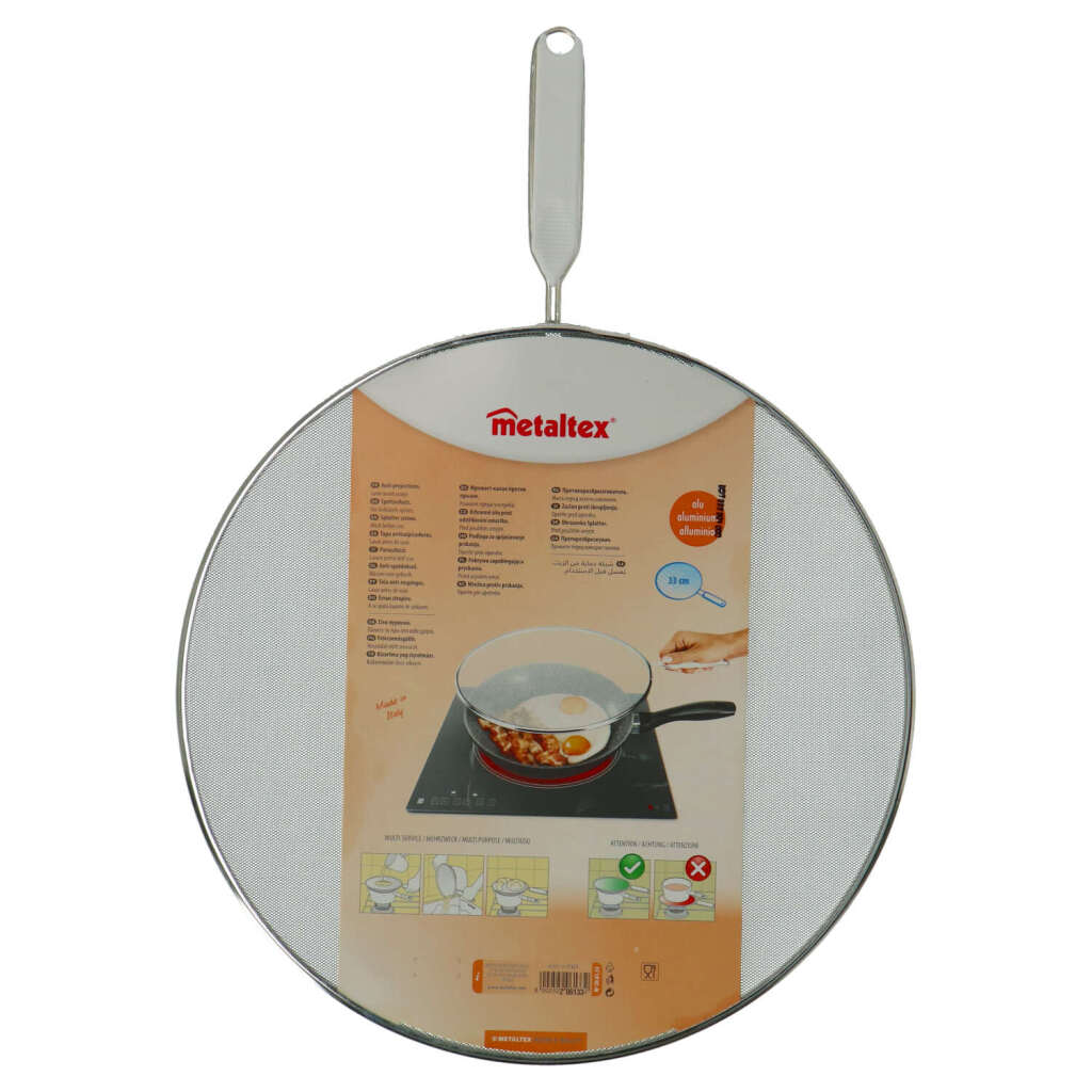 Metaltex\u0020Anti\u0020Spatdeksel\u002033\u0020cm\u0020RVS