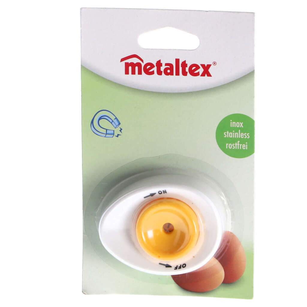 Metaltex\u0020Eierprikker\u0020Wit\u002FGeel