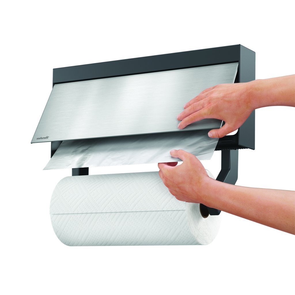 Metaltex\u0020Kitchen\u0020Helpers\u0020Tango\u0020Keukenrolhouder\u0020met\u0020Snijhulp\u002038x6x17\u0020cm\u0020RVS\u002FGrijs Metaltex\u0020Kitchen\u0020Helpers\u0020Tango\u0020Keukenrolhouder\u0020met\u0020Snijhulp\u002038x6x17\u0020cm\u0020RVS\u002FGrijs