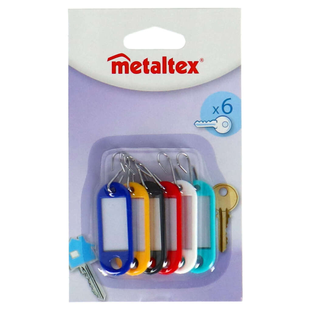 Metaltex\u0020Sleutelkaartjes\u00206\u0020Stuks