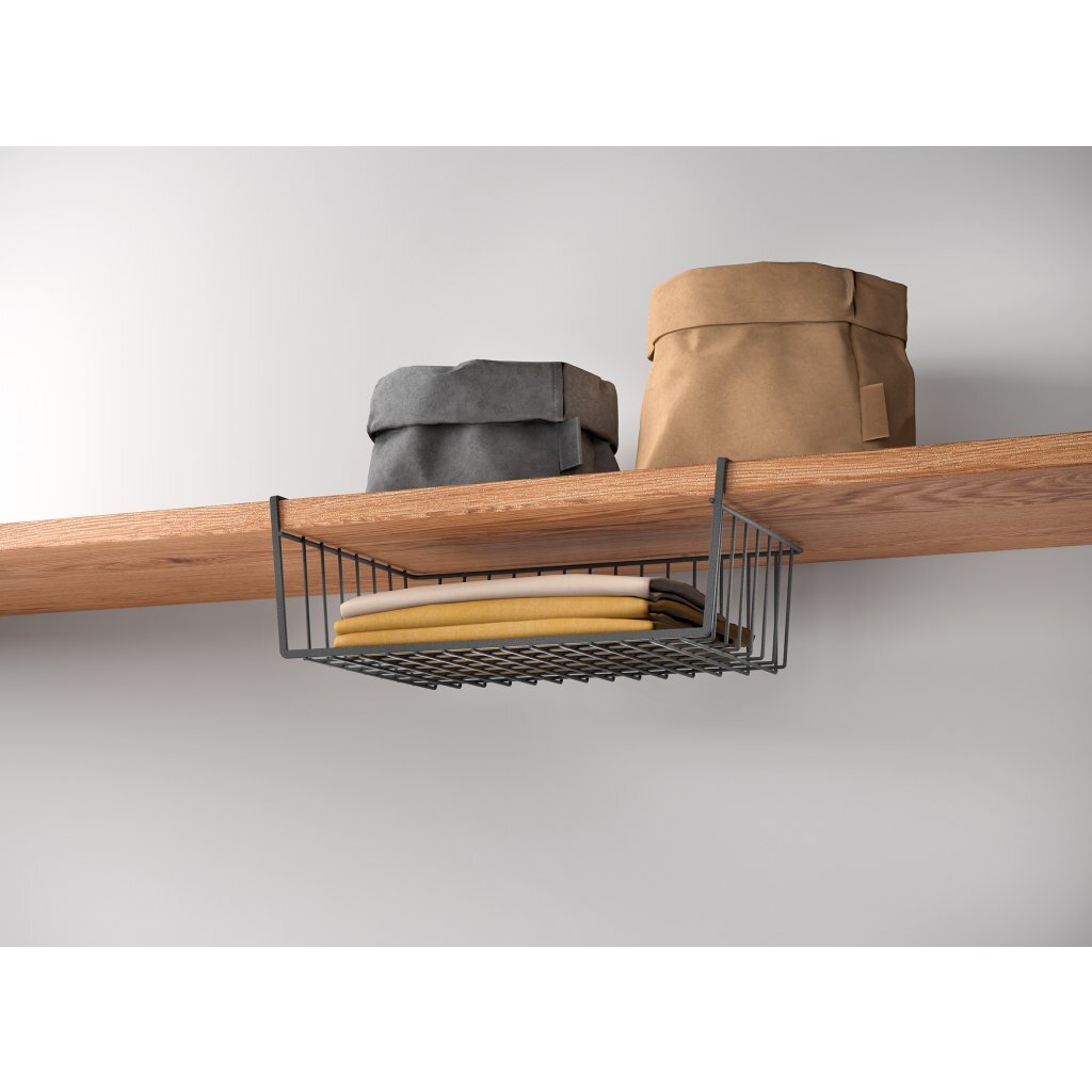 Metaltex\u0020Kanguro\u0020Kasthangmand\u002040x26x14\u0020cm\u0020Zwart