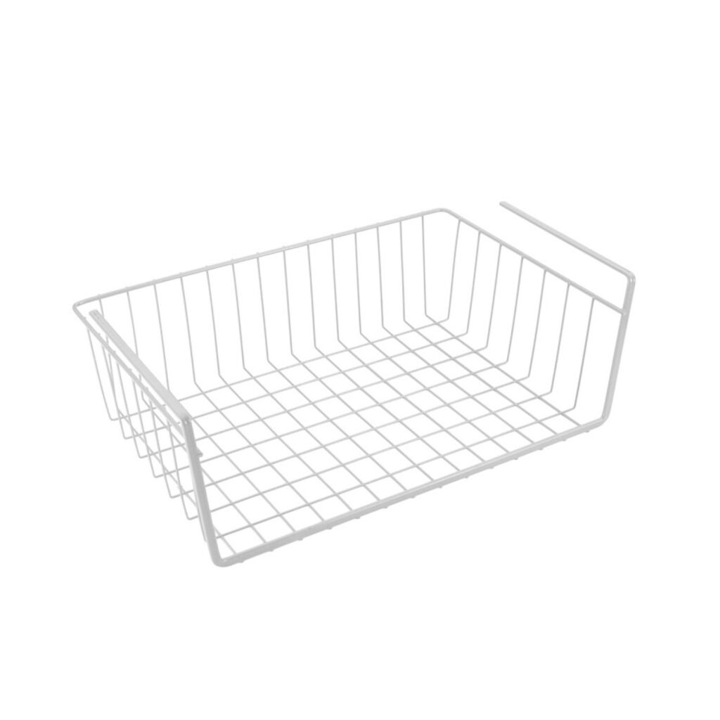 Metaltex\u0020Hangmand\u002040x26x14\u0020cm\u0020Wit\u002FMetaal
