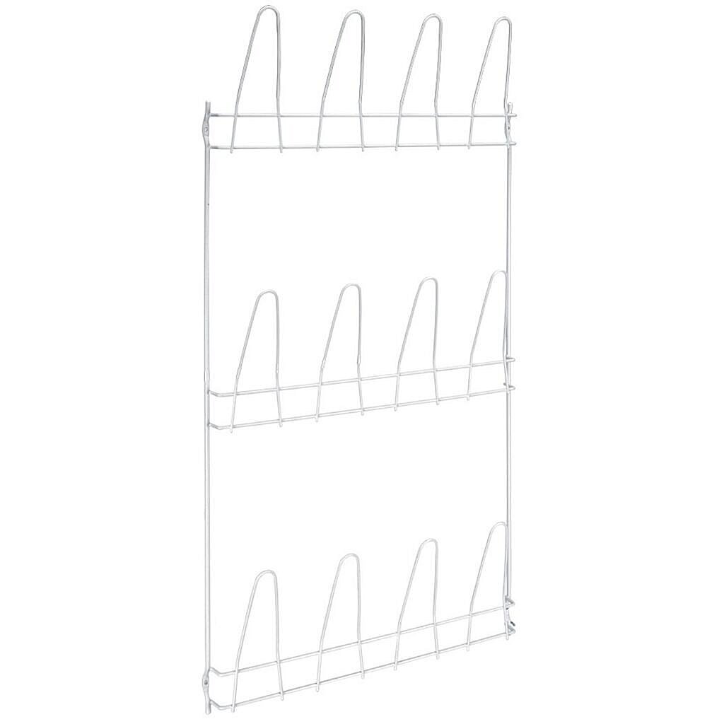 Metaltex\u0020Wandschoenenrek\u0020Penny\u00206\u0020Paar\u0020Schoenen\u002041x77\u0020cm\u0020Wit