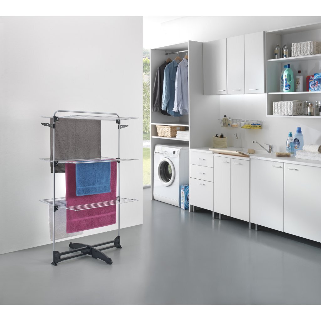 Metaltex\u0020Storm\u0020Droogrek\u002034\u0020m\u0020Drooglente\u0020Zilver\u002FZwart