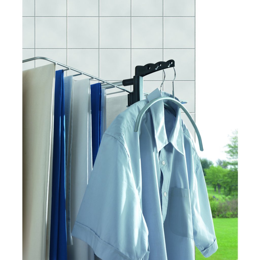 Metaltex\u0020Ciclone\u0020Vario\u0020Droogtoren\u002038\u0020m\u0020Drooglengte\u0020Zilver\u002FZwart